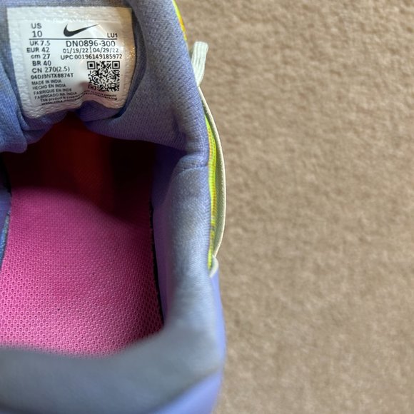 Nike Airmax Bella TR5 Women's running shoes Size 10 Green Purple DN0896-300 - Picture 10 of 10